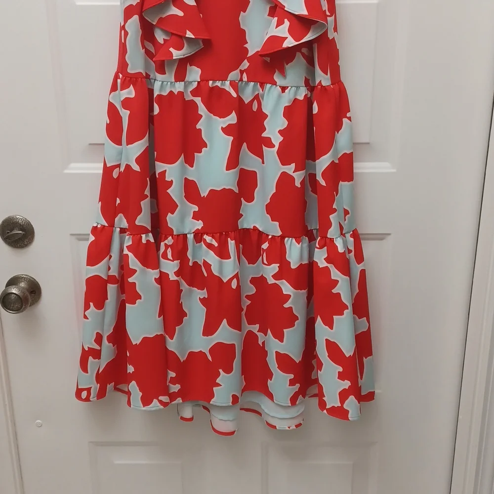 NWT Crosby by Mollie Burch Joe Joe high low summer dress Azalea Blooms $248 - Picture 3 of 8